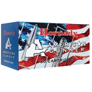 Hornady American Gunner 50 cartridges box.