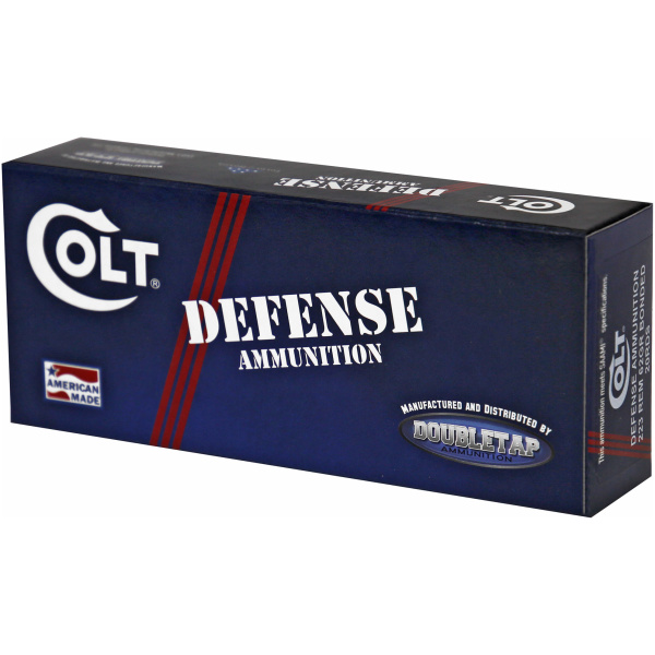 Colt defense ammunition box, American made.