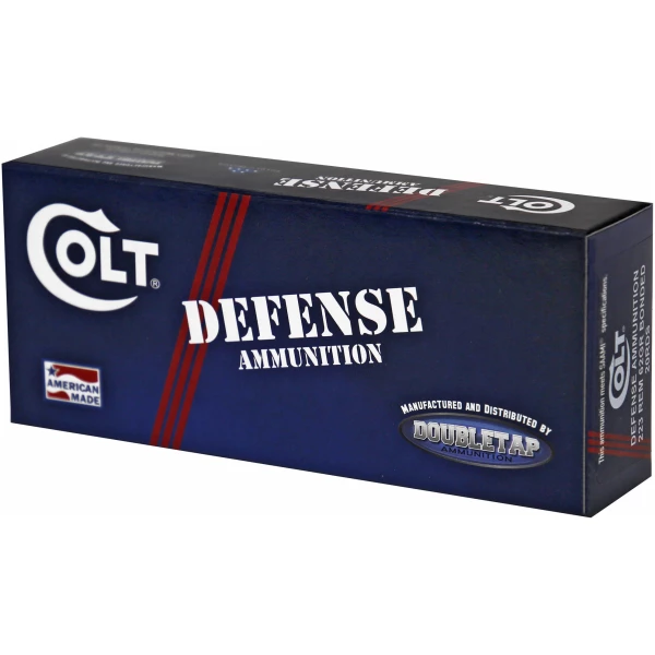 Colt defense ammunition box, American made.