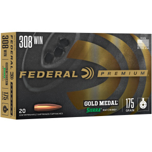 Box of Federal Premium .308 Winchester ammo