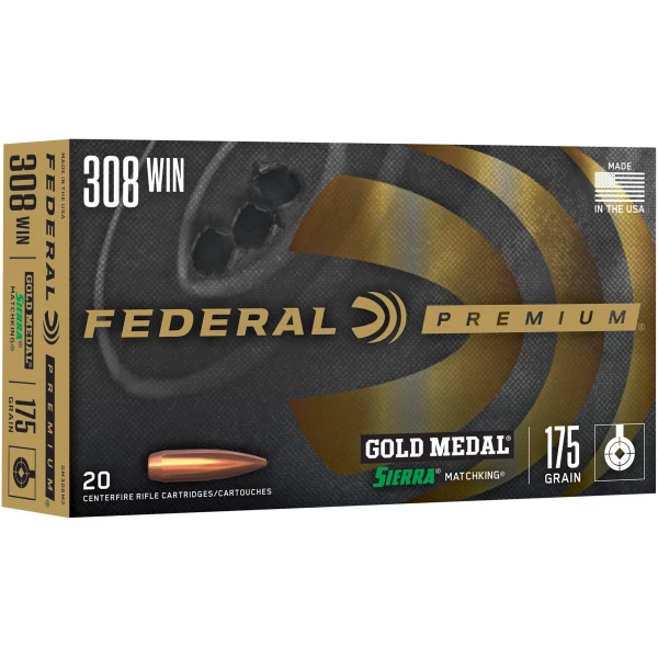 Box of Federal Premium .308 Winchester ammo