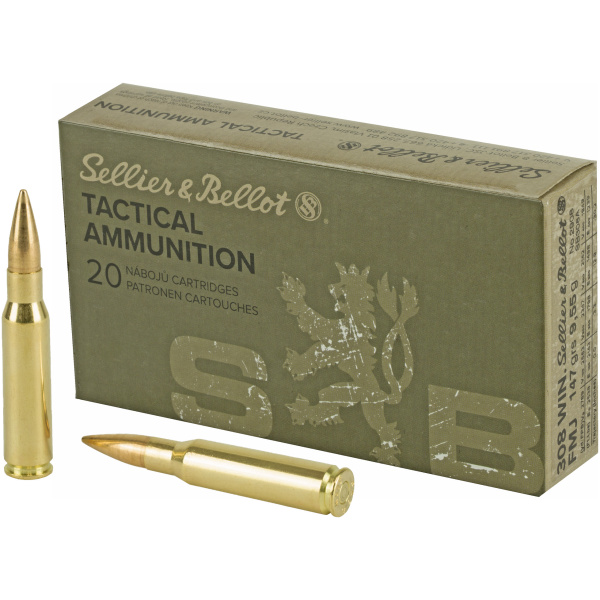 Sellier & Bellot tactical ammunition box with bullets