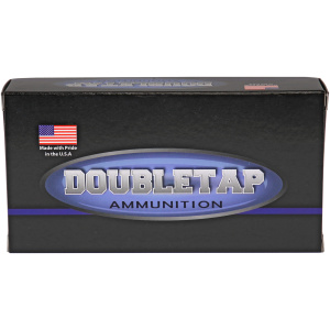 Doubletap ammunition box with USA flag.