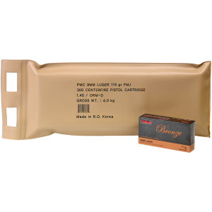 PMC 9mm Luger ammunition package