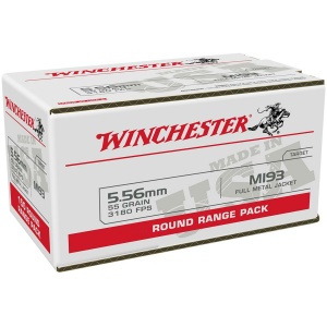 Winchester 5.56mm ammo box, 150 rounds