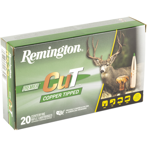 Remington rifle cartridges box with deer image