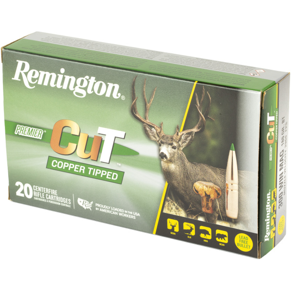 Remington Premier CuT Copper Tipped Rifle Cartridges Box