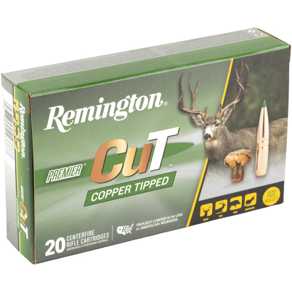 Remington CuT copper tipped rifle cartridges box