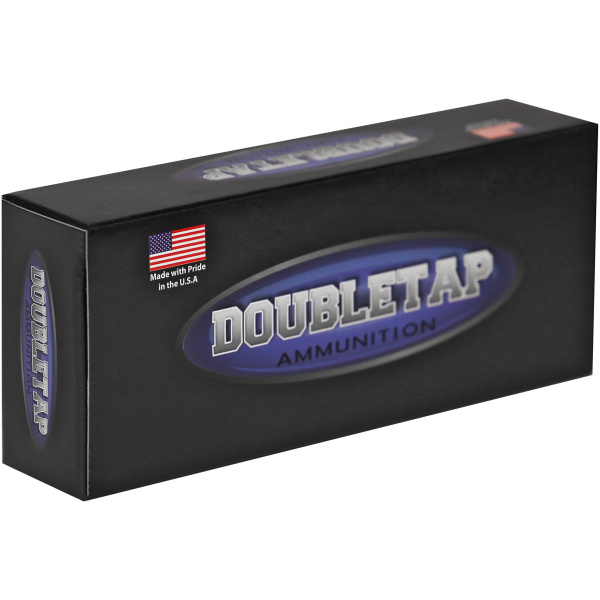 DoubleTap ammunition box with USA flag.