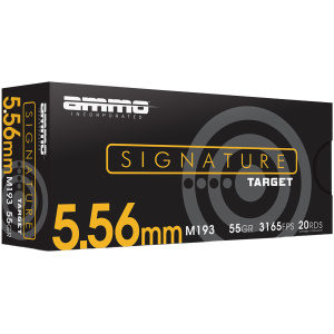 Ammunition box, 5.56mm Signature Target rounds.