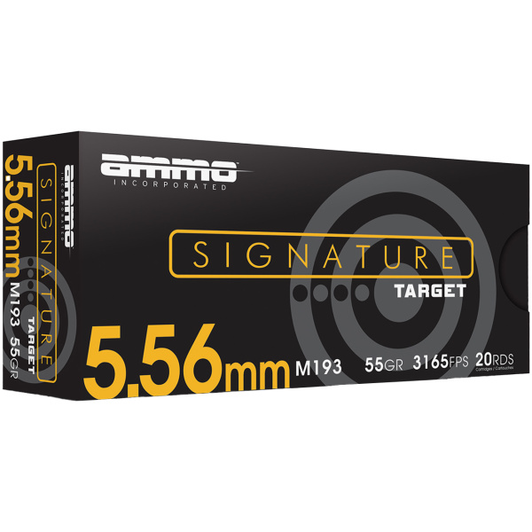 Ammunition box, 5.56mm Signature Target rounds.