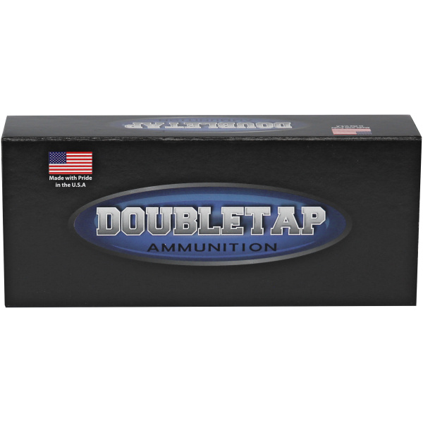 Doubletap ammunition box with USA flag.