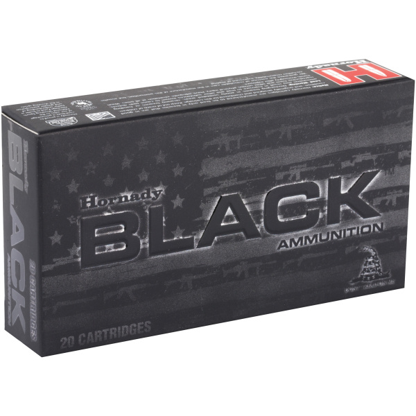 Hornady Black ammunition box, 20 cartridges