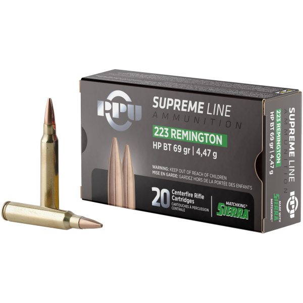 Box of 223 Remington rifle ammunition