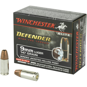 Winchester 9mm Luger bullets, 147 grain box