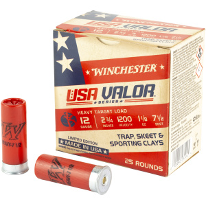 WIN USA VALOR 12GA 2.75" #7.5 25/250