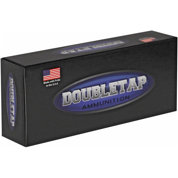 DoubleTap ammunition box with USA flag.