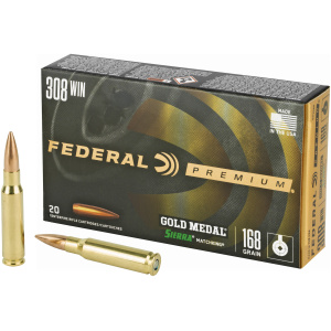 Federal Premium .308 Win rifle cartridges box