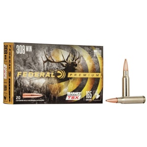 Federal Premium .308 Winchester rifle ammunition box