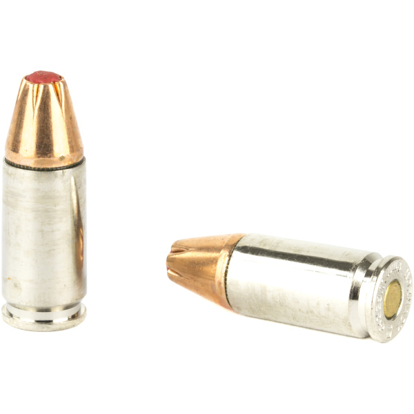 Two bullets on a white background.
