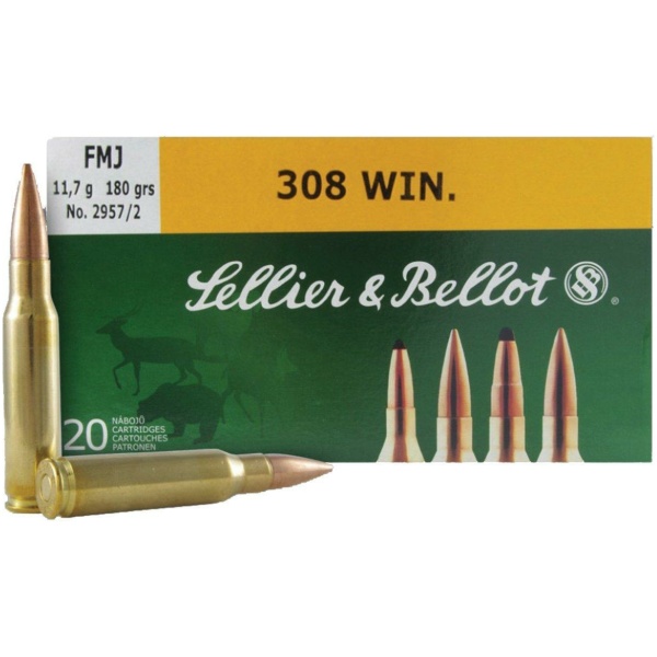 Sellier & Bellot .308 Winchester ammunition box
