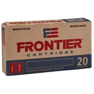 Frontier cartridge box with twenty military-grade bullets.