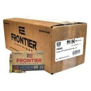 Frontier ammunition box and cartridges