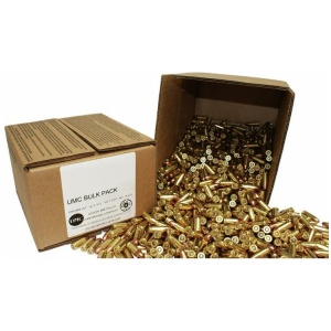Open boxes of UMC bulk ammunition shells.