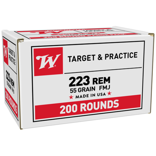223 Remington ammunition box, 200 rounds