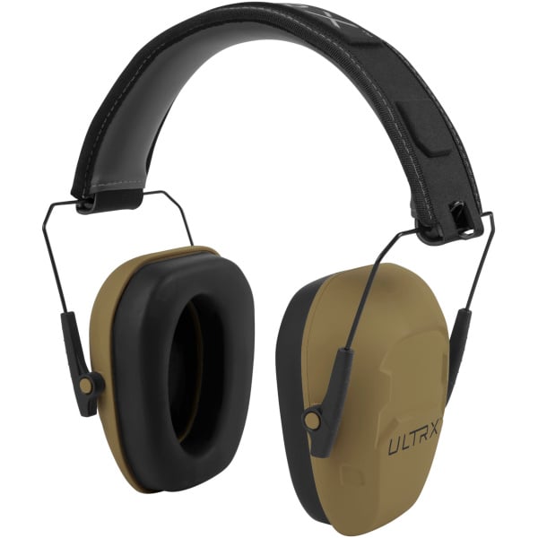 Noise-canceling earmuffs for hearing protection