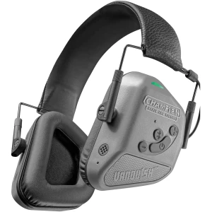 Noise-canceling earmuffs with adjustable headband