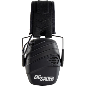Black SIG SAUER sound-reducing earmuffs