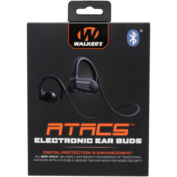 Walker's ATACS electronic ear buds packaging