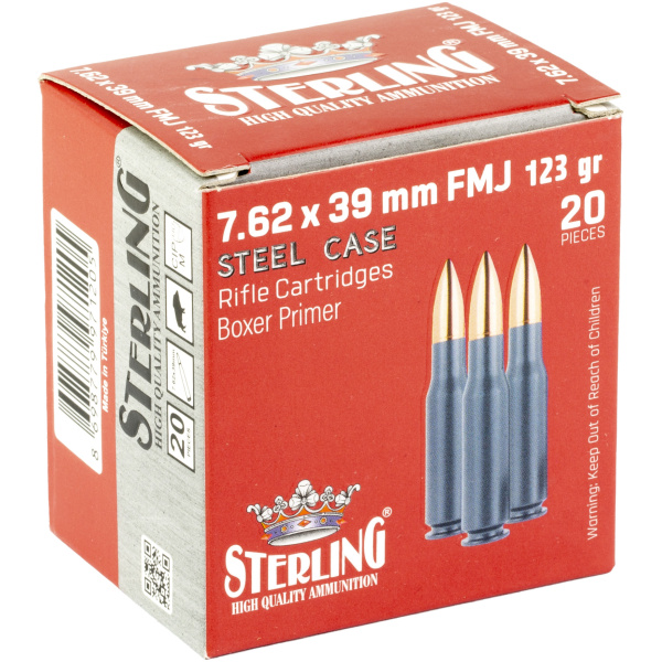 STERLING SC 762X39 123GR FMJ 20/1000 - Image 2
