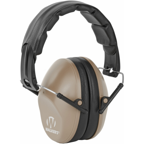 Safety earmuffs for noise protection.