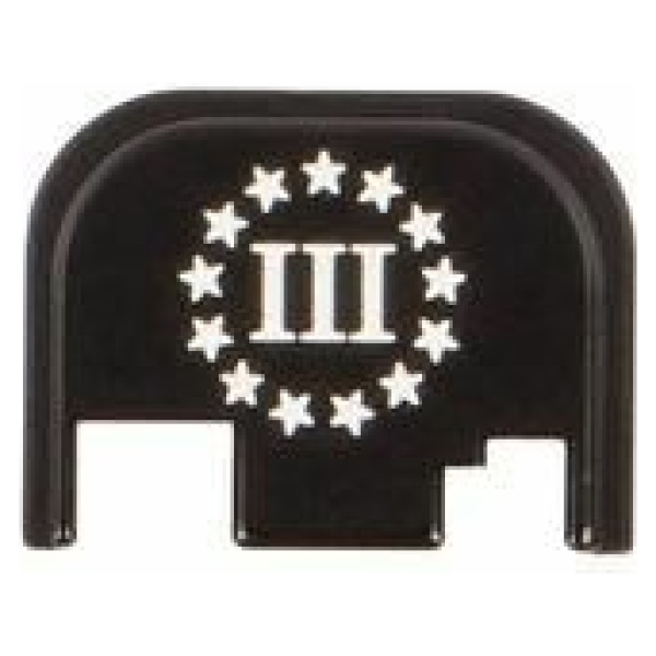 Cruxord Glock Back Plate 3 Percenter Glocks Gen 1-4
