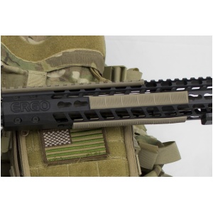 Ergo Grip 4 Pack of Black 7-Slot KeyMod WedgeLok Rail Covers