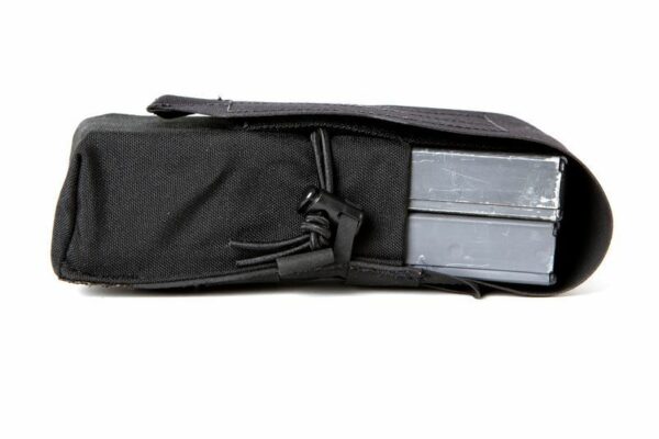 Blue Force Gear-Double M4 Mag Pouch - Classic style with flap - Black - Image 2