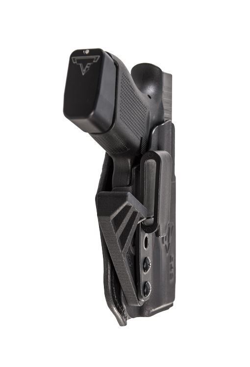 CompTac eV2 Max Hybrid Appendix IWB Holster - Glock - 19 Gen5 - Right - Black - Image 3