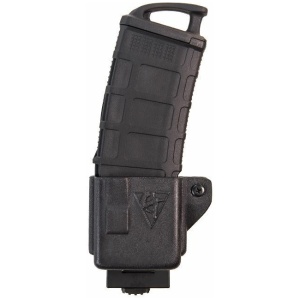 CompTac AR 223 Mag Pouch with Push Button Lock Mount -Black - LSC (Right Hand Shooter)