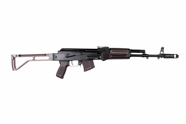 Arsenal SAM7SF 7.62x39mm Semi-Auto AK-47 Plum Rifle with Aluminum Side Folding Stock with Cheek Rest & QD Points