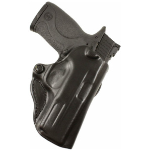 DESANTIS MINI SCABBARD HOLSTER - RH OWB LEATHER SIG P365 BLACK