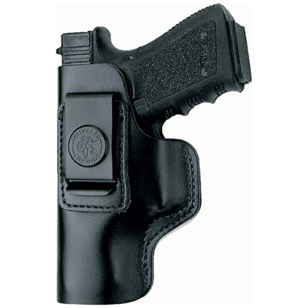 DESANTIS INSIDER HOLSTER IWB - LH LTHR FITS GLOCK 42/43 BLACK