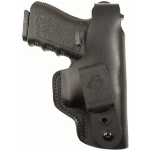 DESANTIS DUAL CARRY II HOLSTER - IWB/OWB RH LTHR GLK 1722 BLK