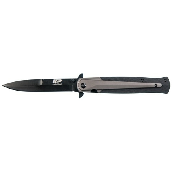 S&W KNIFE M&P DAGGER 4" BLADE - BLACK/FDE W/ POCKET CLIP