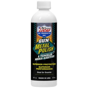 LUCAS OIL 16OZ GUN METAL POLSH - TUMBLER MEDIA ADDITIVE LIQUID