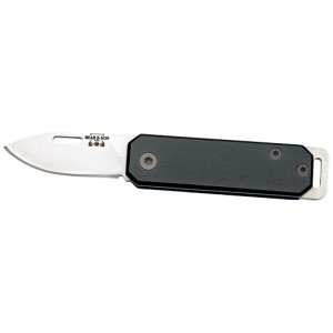BEAR & SON SLIP JOINT FOLDER - 1.5" BLACK/SS ALUMIMUN HANDLE