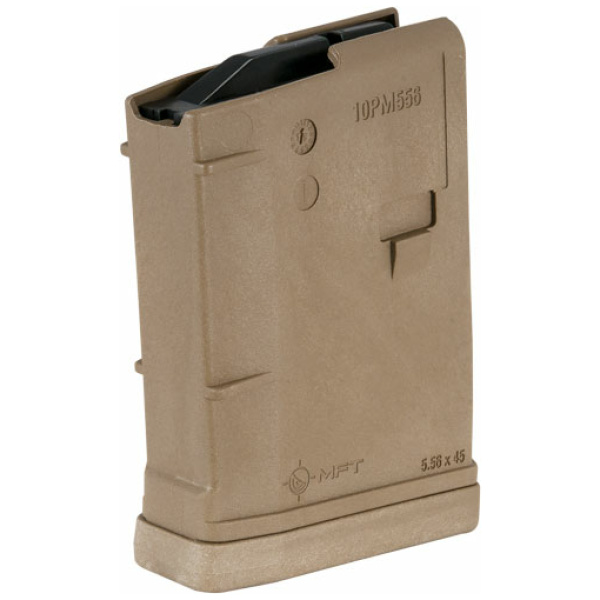 MFT MAGAZINE AR15 5.56X45MM - 10RD SCORCHED EARTH POLY