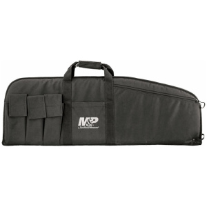 S&W M&P DUTY SERIES GUN CASE - SMALL 34" W/AR MAG POUCHES BLK