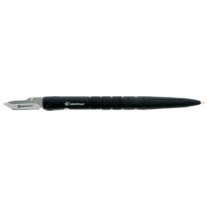 S&W FOLDING PEN KNIFE 1.6" BLD - 7.6" LONG ALUMINUM BLACK